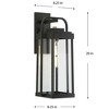 Progress Lighting, Walcott, 1-Light Outdoor Wall Lantern, Antique Bronze, Clear Glass Panels - 2 of 4
