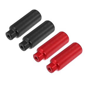 Unique Bargains Universal Aluminum Alloy Axle Rear Foot Pegs Footrests for BMX MTB Bike Bicycle Fit 3/8 Inch 2 Pair - 1 of 4