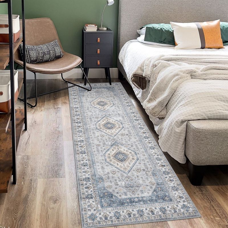 WhizMax Washable Rug Area Rug Boho Carpet for Living Room Bedroom Rug Floor Decor, 2 of 9