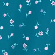 deep teal ditsy