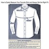 Marquis Men's Long Sleeve SLIM FIT Dress Shirt - 4 of 4