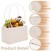 Unique Bargains Florist Gift Packaging Bags with Handle for Birthday Christmas Mother's Day Wedding 10 Pcs - 3 of 4