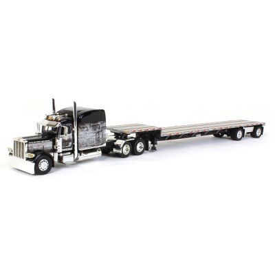 First Gear DCP 1/64 Peterbilt 389 Sleeper with Transcraft Step Deck  Trailer, Open Range Transportation 33991