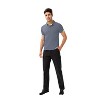 Anna-Kaci Active Men's Athletic Fit Polo Shirt with Contrast Collar and Moisture-Wicking Stretch Fabric - 2 of 4