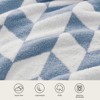 Snuggle Sac Chevron Throw Blanket Reversible Soft Knit Blanket for Couch, Bed, Travel, Camping,50x60" - 3 of 3
