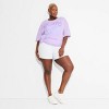 Women's Maldives Sunkissed Short Sleeve Graphic T-Shirt Dress - Purple - 3 of 3