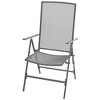 vidaXL Stackable Patio Chairs 2 Pcs, Outdoor Stack Chair with Metal Frame, Outdoor Dining Chair - 4 of 4