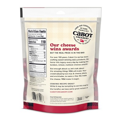 Cabot Seriously Sharp Shreds Cheddar Cheese - 8oz