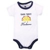 Hudson Baby Infant Boy Cotton Bodysuit, Shorts and Shoe 3pc Set, Handsome Taco - 3 of 4