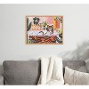 Kate & Laurel All Things Decor 16"x12" Gallery Bold Maximalist Tiger in Bubble Bath Print by The Creative Bunch Studio Natural - image 4 of 4