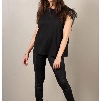 Women's Vigga Feather Tee - NU Denmark