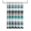PAGED 72x72 Inch Shower Curtain Modern Cotton Shower Curtain with Striped Print for Bathroom, Machine Washable - 4 of 4