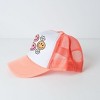The Juniper Shop Groovy Flower Smiley Face Youth Foam Trucker Hat - 2 of 2