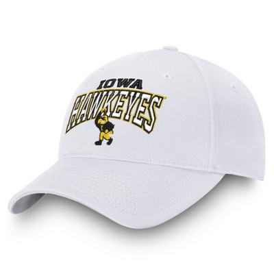 NCAA Iowa Hawkeyes Men's Ringleader White Structured Cotton Twill Hat