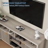 Fluted TV Stand for 65" TV, Mid Century Modern Media Console with Storage - Adjustable Shelves, Farmhouse TV Cabinet, for Living Room, Bedroom - 4 of 4