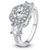 Hollywood Sensation Cubic Zirconia Rings- "Exotic Crystal Ring"-Cubic Ring-Cubic Zirconia Engagement Rings - 2 of 4