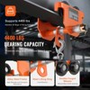 VEVOR Manual Trolley, 4400 lbs/2 Ton Load Capacity, Push Beam Trolley with Dual Wheels, Adjustable for I-Beam Flange Width 2.5" to 8" - 4 of 4