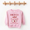 The Juniper Shop Land Of The Free Cherries Toddler Sweatshirt - 2 of 4