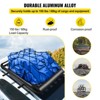 VEVOR Universal 64x40 Inch Roof Basket, Basket Roof Rack, Aluminum Roof Mounted Cargo Rack with Bars XL-B, Black (63"X 40" Roof Rack) - 4 of 4