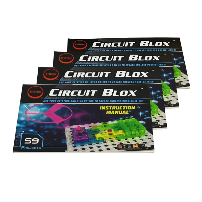 E-Blox Circuit Blox, 59 projects, 3 of 4