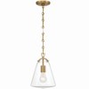Crystorama Lighting Voss 1 - Light Pendant in  Luxe Gold - 3 of 4