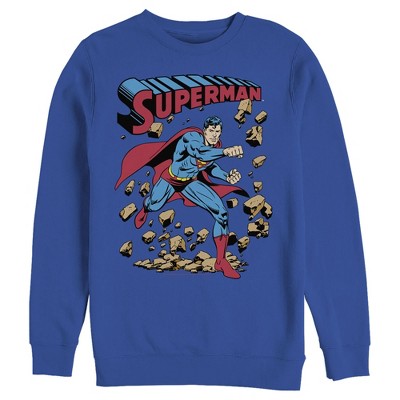 Men's Superman Hero Break Barriers Sweatshirt