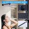 Okak 10IN Wall Mounted High Pressure Shower Heads Set, Rain Shower Head with cUPC Certification, Dual Shower Head for Bathroom - 4 of 4