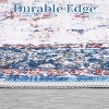 Coucheta Machine Washable Runner Rug, Non-Slip Low Pile Vintage Distressed Carpet for Kitchen Hallway Bedroom Entryway,Multiple sizes and colors - 3 of 4