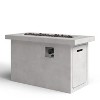 Premium Concrete Outdoor Fire Pit Table with Stainless Steel Burner and Propane/Natural Gas Compatibility for Patio Gatherings - 4 of 4