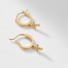 AJOA LALA BEADED CROSS HOOP EARRINGS - 2 of 2