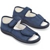 Collections Etc Lightweight Adjustable Memory Foam Sandals - 2 of 4