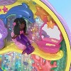 Polly Pocket Keepsake Collection Mermaid Dreams Collectible Compact, Under-The-Sea Theme - image 3 of 4