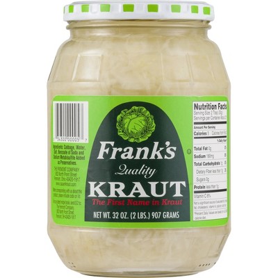 Frank's Shredded Sauerkraut - 12 pack, 32 oz