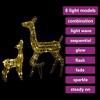 vidaXL Acrylic Reindeer Family Christmas Decoration 160 LED Warm White - 4 of 4