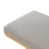 Contemporary Upholstered Ottoman Bench with Padded Seat for Bedroom or Entryway, 48" Wide –3irtyhousy - 3 of 4