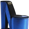 HomeRoots 9" Royal Blue Black And Gold Velvet High Heel Jewelry Box - 4 of 4