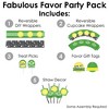 Big Dot of Happiness You Got Served - Tennis - Baby Shower or Tennis Ball Birthday Party Favors and Cupcake Kit - Fabulous Favor Party Pack - 100 Pc - 2 of 4