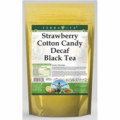TerraVita Strawberry Cotton Candy Decaf Black Tea (25 tea bags, ZIN: 543156)