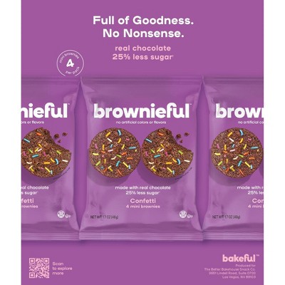 Brownieful Confetti Brownie Bites - 8.5oz/20ct