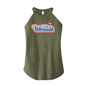 Women's - Barbie - I'm Allen Graphic High Neck Tank - 1 of 2