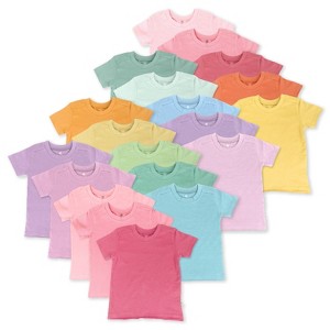 Honest Baby 20-Pack Organic Cotton Short Sleeve T-Shirts Bundle - 1 of 3