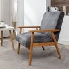 NicBex Mid-Century Classic Wide Accent Chairs for Living Room,Modern Upholstered Arm Chair Lounge Chair with Solid Wood Frame - 3 of 4