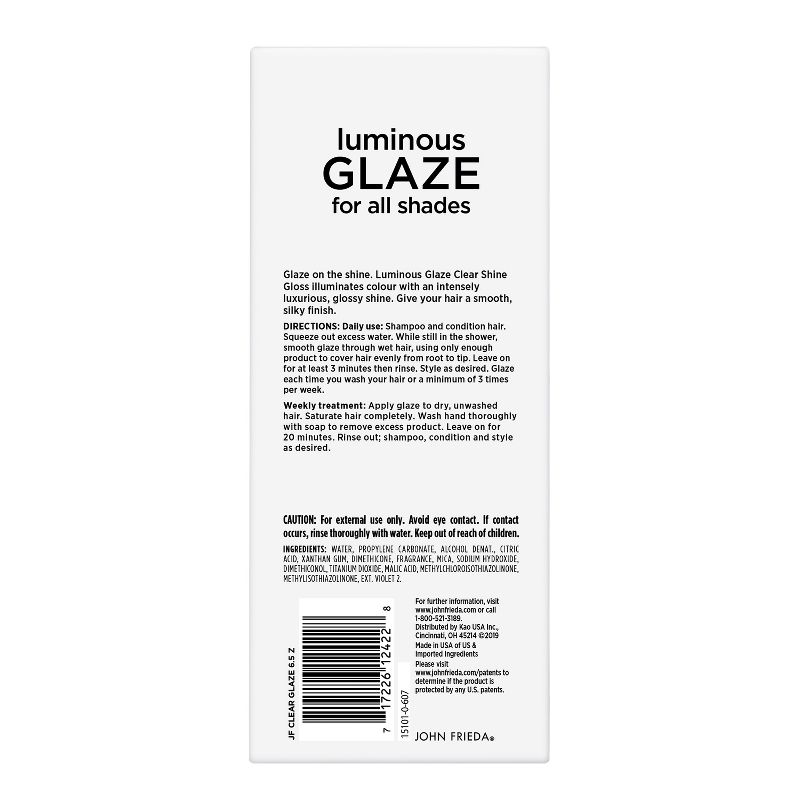 John Frieda Luminous Glaze Clear Shine Gloss Hair Treatment - 6.5 fl oz, 4 of 5