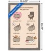 Trends International Pusheen - Thankful Framed Wall Poster Prints - 3 of 4