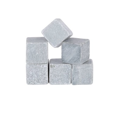 TRUE Glacier Rocks 6pc Soapstone Cube Set