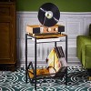 TOBILI Record Player Stand with Storage for Living Bedroom Office - 2 of 4