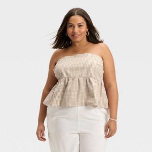 Women's Babydoll Tube Top - A New Day™ - 1 of 3