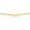 Links of Italy Sterling Silver 3mm Pave Cuban Chain  - Available Sizes: 16  , 18  , 20  , 24  Inches - 2 of 3