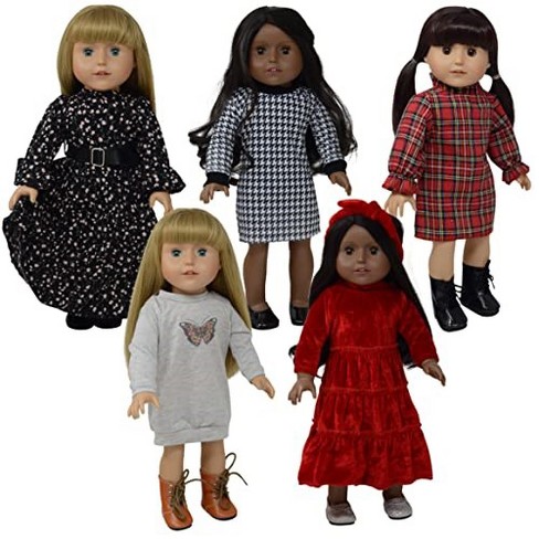 The New York Doll Collection 18 Inch Doll Five Coats Set - Macy's