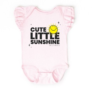 The Juniper Shop SmileyWorld Cute Little Sunshine Flutter Sleeve Bodysuit - 1 of 4